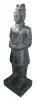 Product image 2 of the product “Chinese warrior, standing, 150 cm height, cast stone, handcrafted & coloured 150 cm”